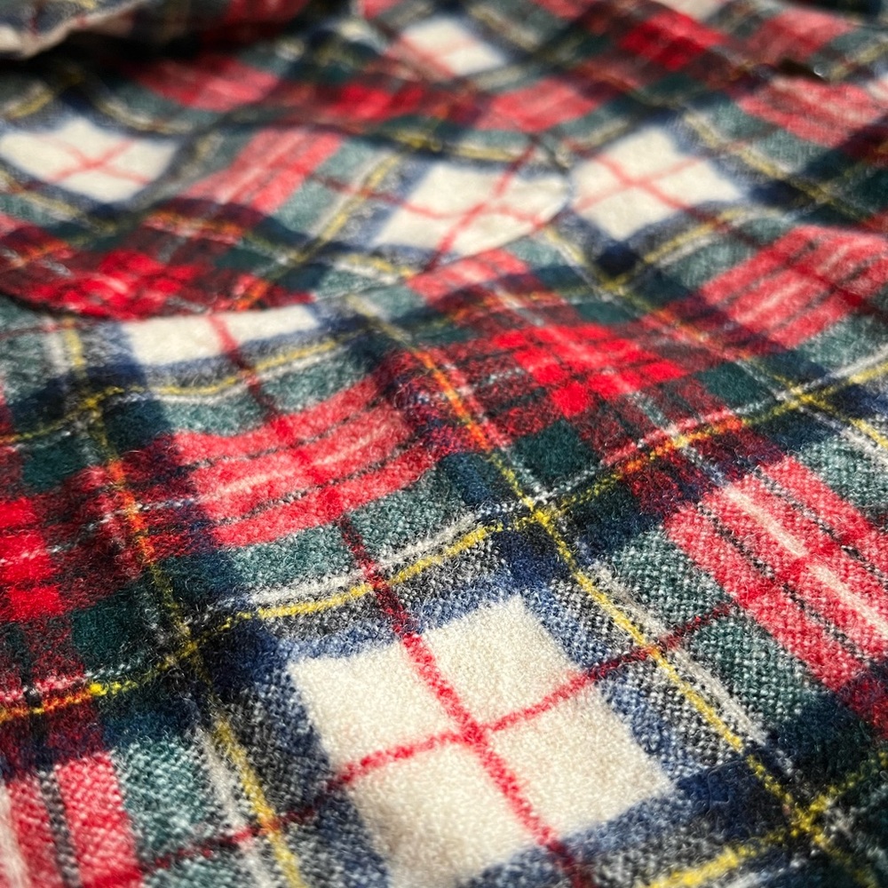 Pendleton Woolen Mills 100% wool plaid shirt size M - Stewart dress tartan - Picture 6 of 11